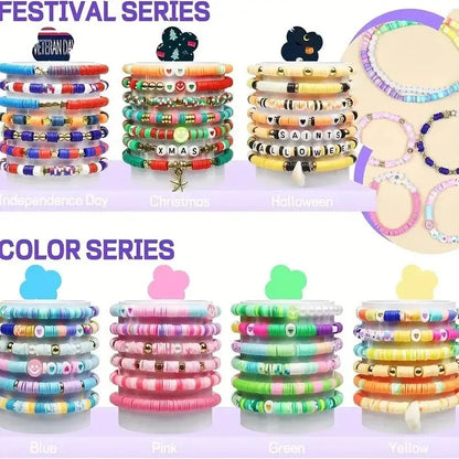 Kit Bracelets Perles & Lettres – Atelier créatif